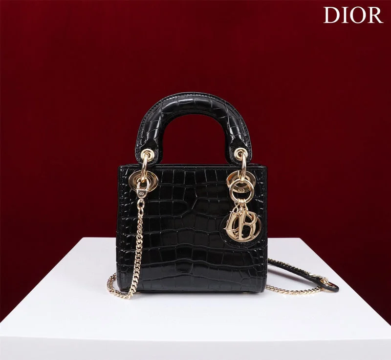 Christian Dior Saddle bags with a distressed leather finishChristian Dior Bag