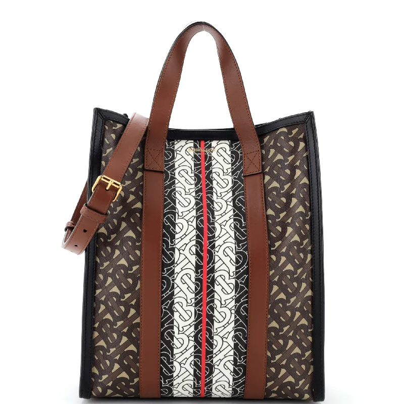 Christian Dior Saddle bags with a studded trim for a bold lookPortrait Tote Monogram E-Canvas Small