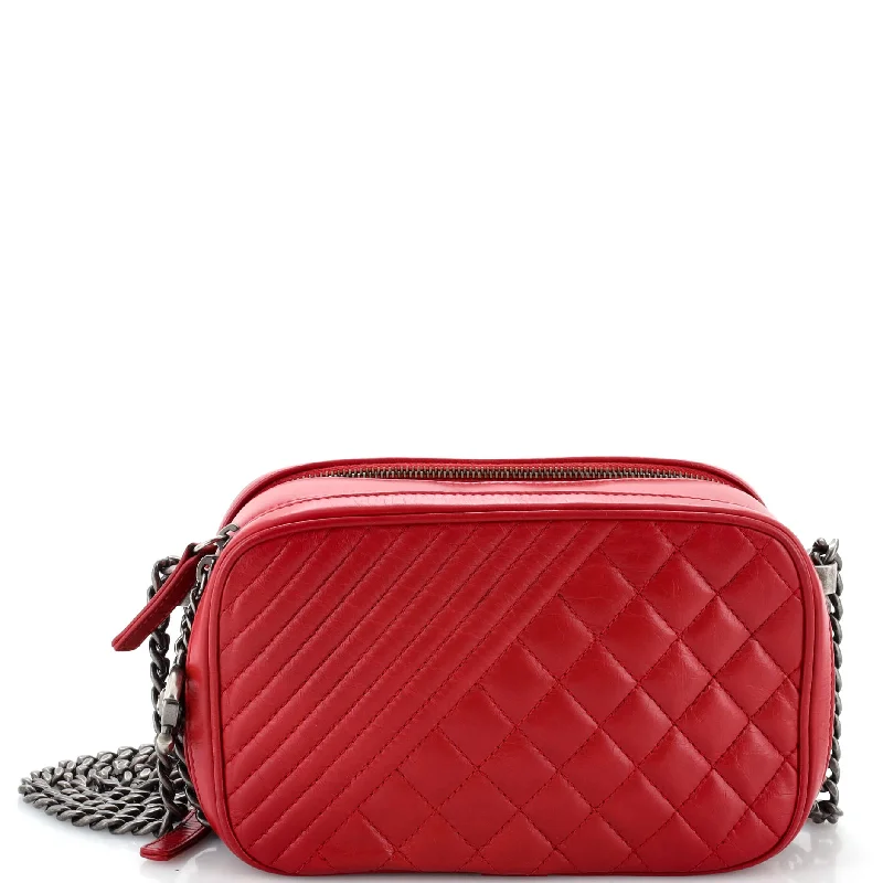 Christian Dior Saddle bags with a studded trim for a bold lookCoco Boy Camera Bag Quilted Leather Small