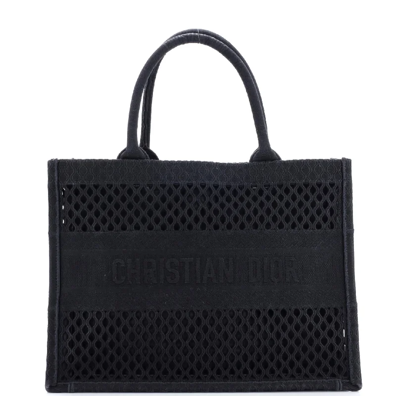 Fashion - forward Christian Dior tote bags for the modern womanBook Tote Mesh Canvas Medium