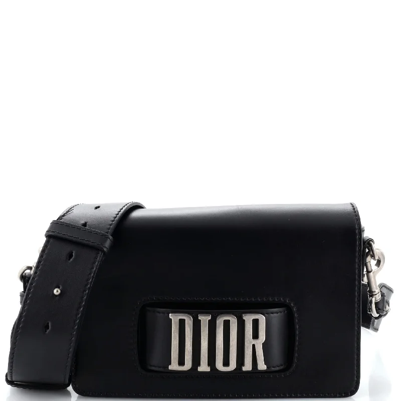 Contemporary Christian Dior handbags with a unique shapeDio(r)evolution Flap Bag Leather Medium