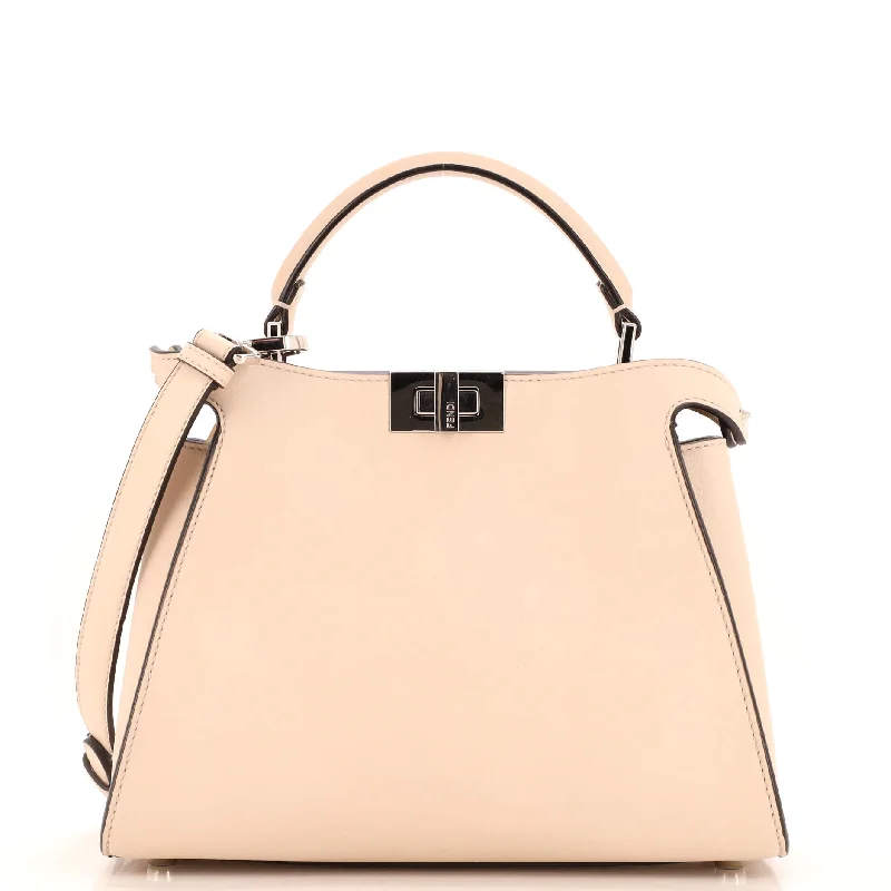 Christian Dior handbags with a removable shoulder strap for versatilityPeekaboo Essentially Bag Leather