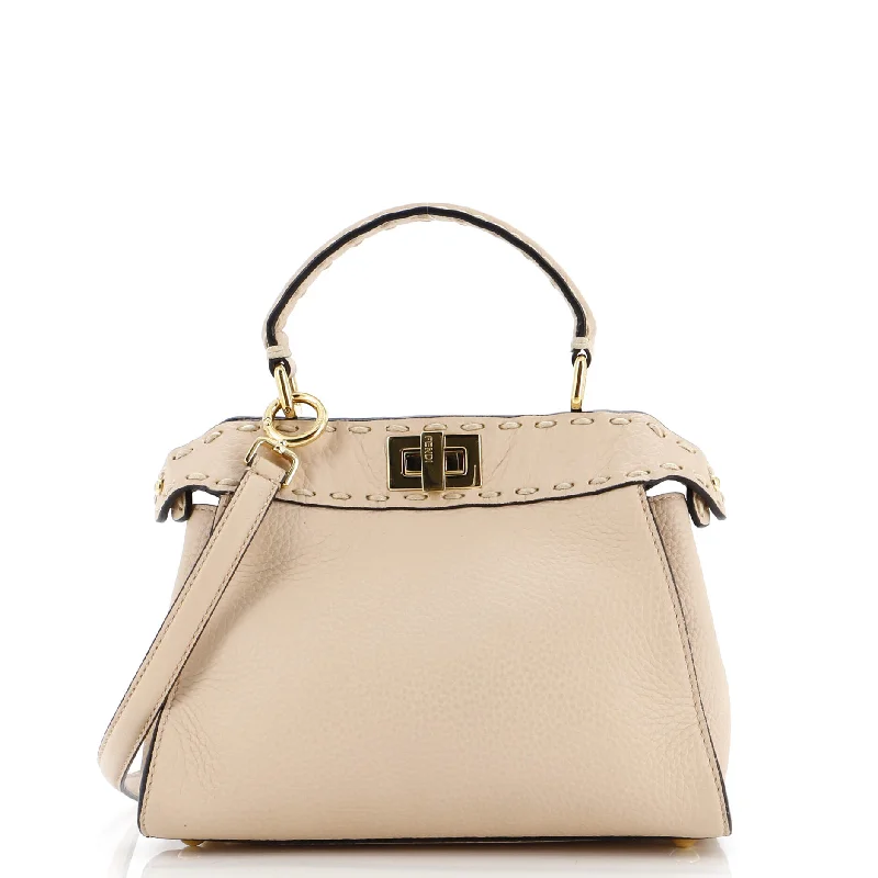 Christian Dior bags with a detachable coin purse insideSelleria Peekaboo Bag Leather Mini